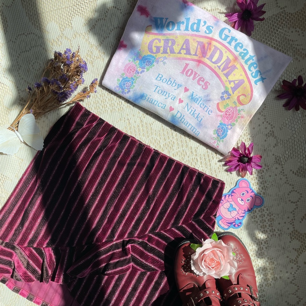 Vintage 1994 floral worlds greatest Grandma tie dye tee - Picture 14 of 15